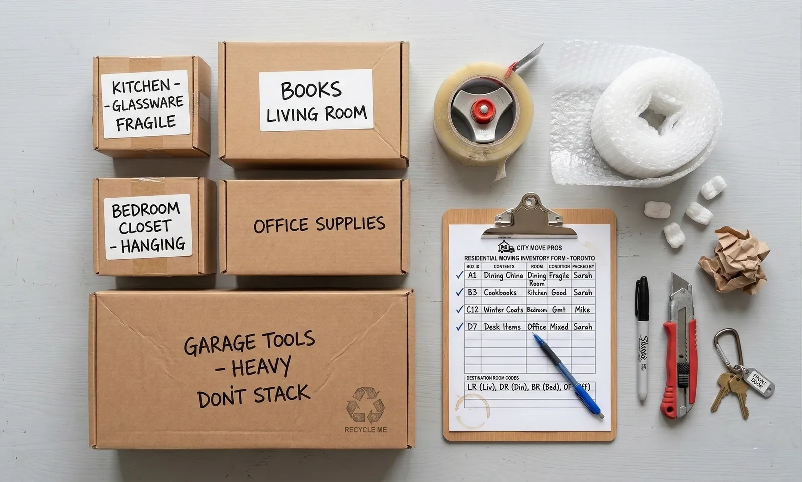 The Ultimate Packing Checklist for Your GTA Move