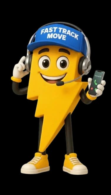 Fast Track Move Mascot