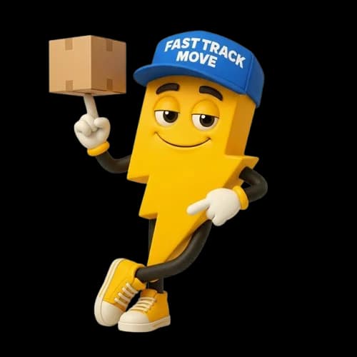 Fast Track Move mascot representing trusted North York movers